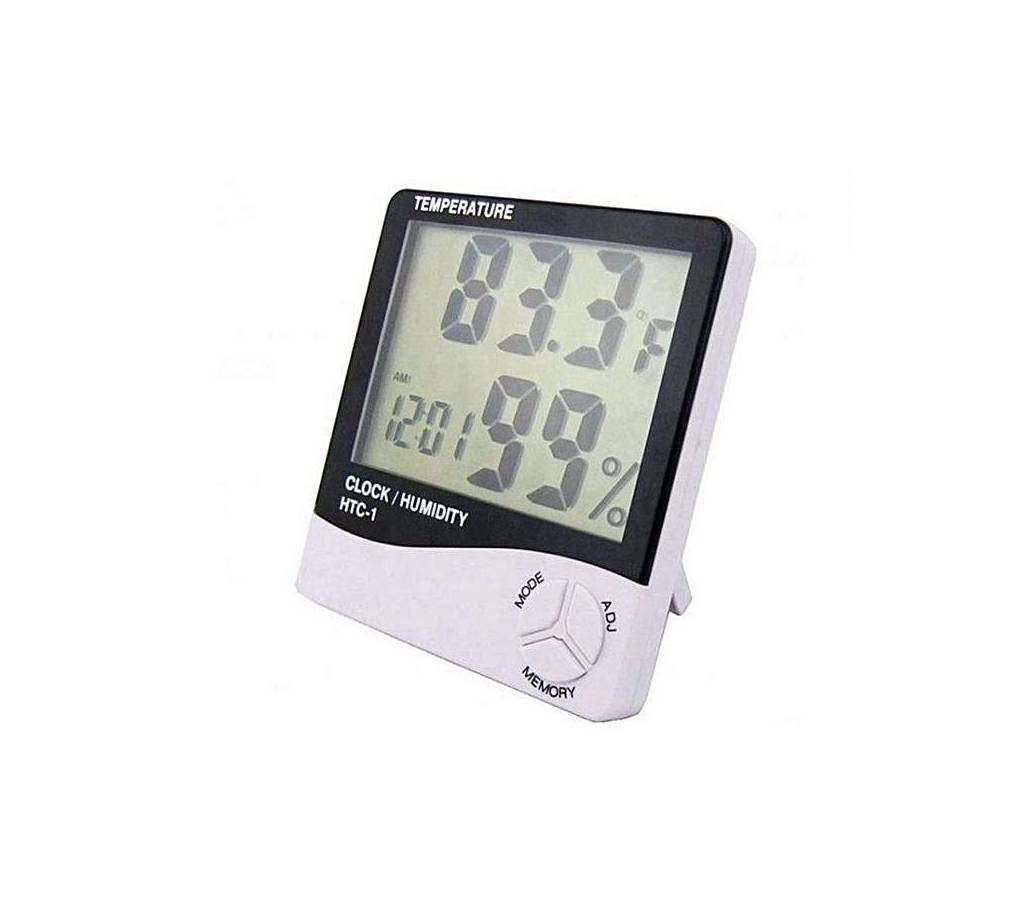 Digital Room Temperature Meter - Black and White