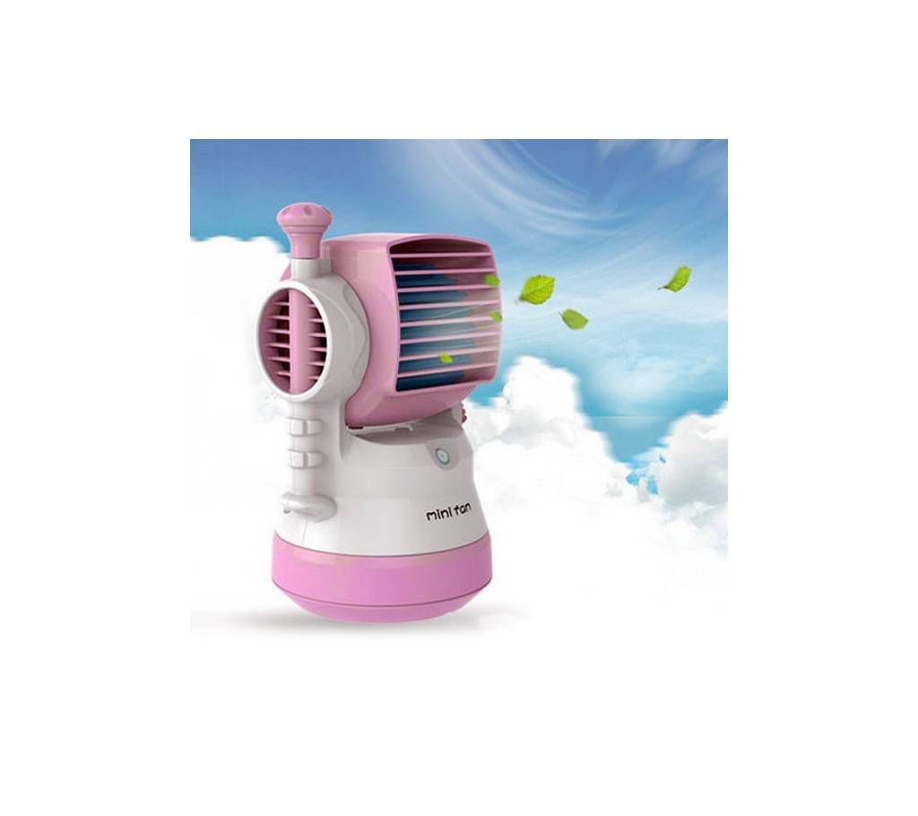 Mini Cooler Fan With Mist Water Spray