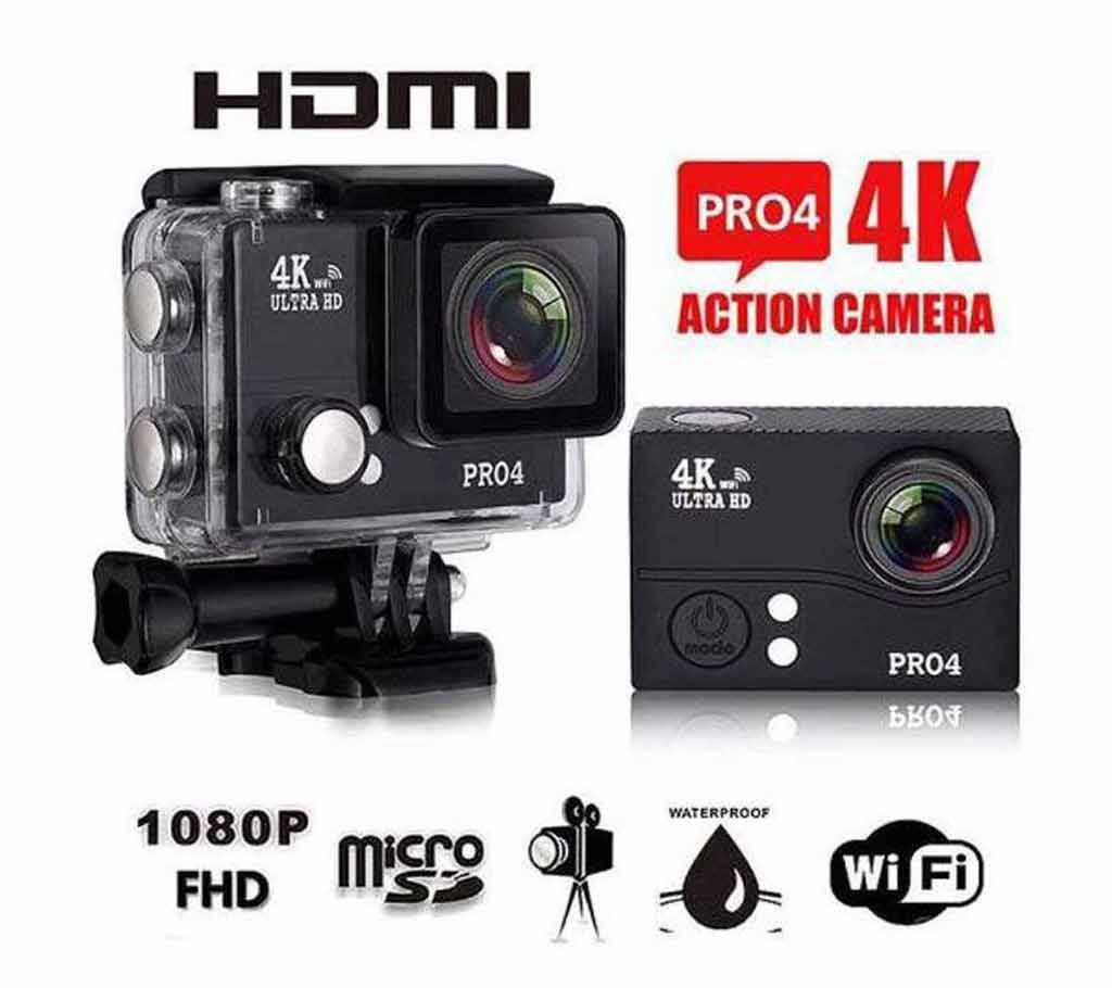 Pro4 4K 2 inch LCD Wi-Fi Action Camera