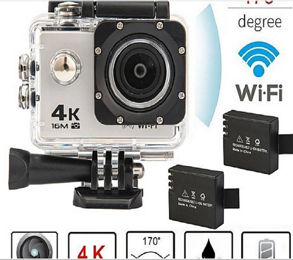 4K Wifi Action Camera 16 MP