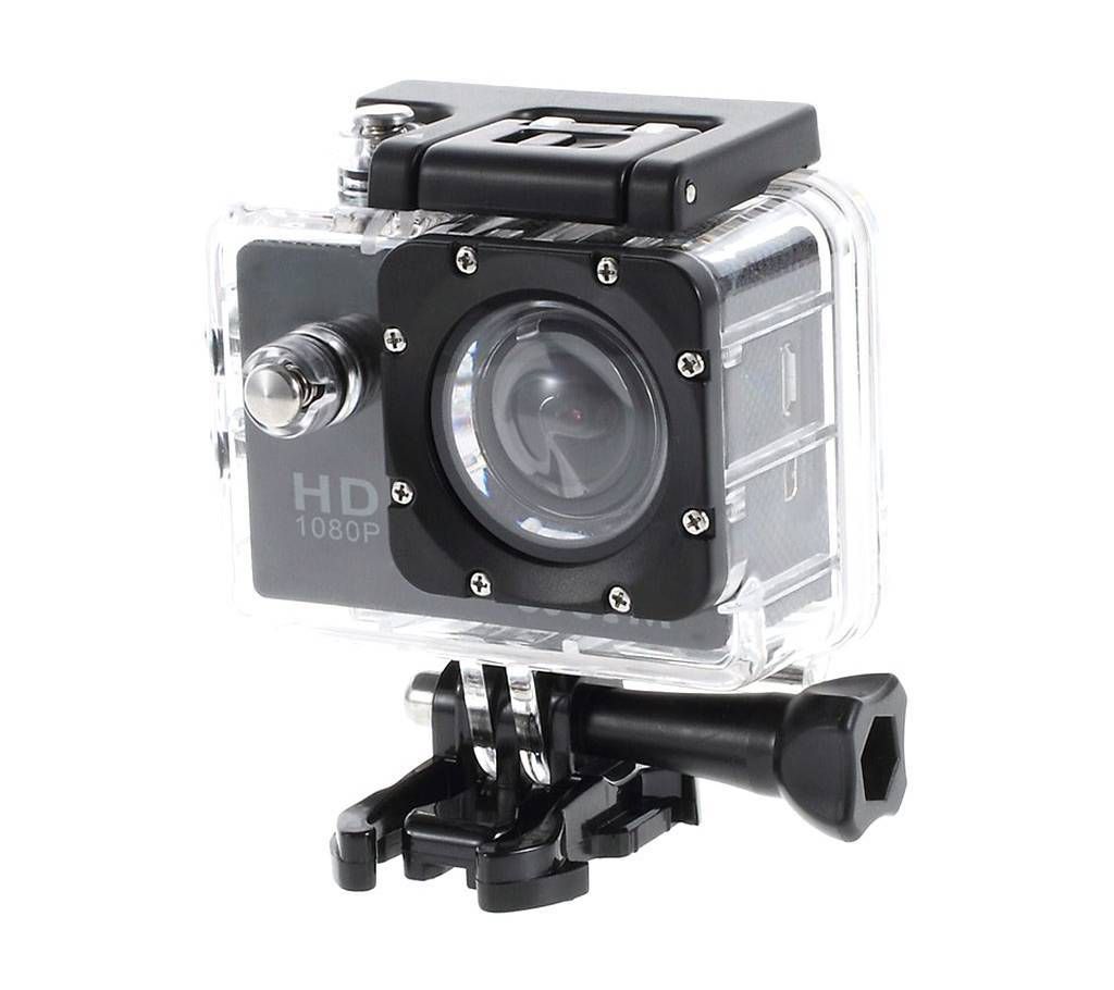 Waterproof HD Action Camera - Black