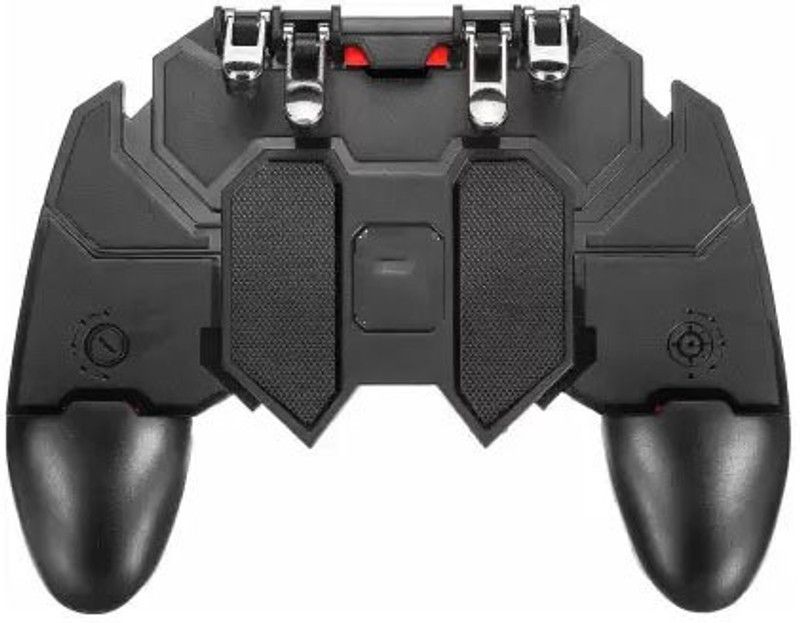 AMUSING Six Finger All-in-One Mobile Game Controller Gamepad Gamepad  (Black, For Android, iOS)