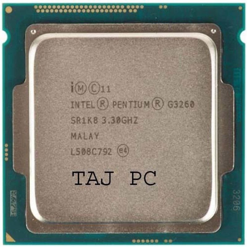 TAJ PC 3.3 GHz LGA 1150 Pentium G3260 Processor  (Silver)