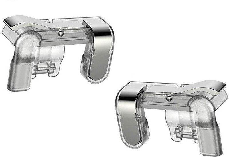 Plus Shine Pubg Trigger K01 Metal Transparent Gaming Accessory Kit  (Transparent, For Android)