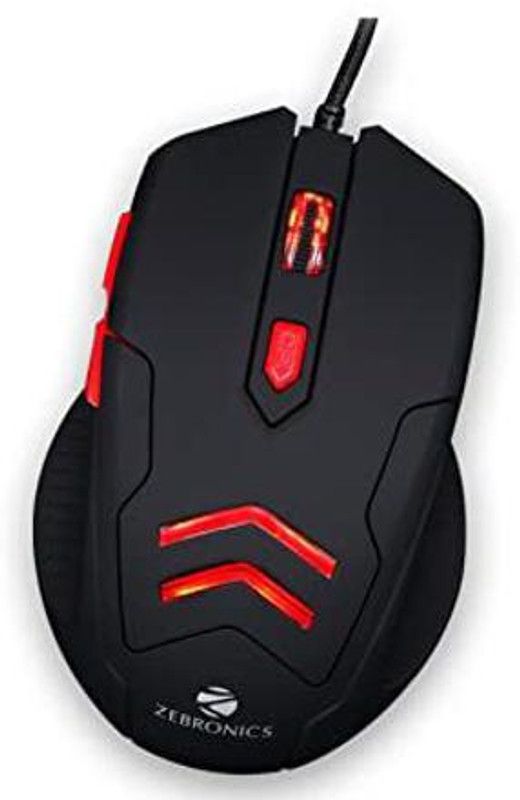 GAURAV Premium USB Gaming Mouse with 6 Buttons, Upto 3200 DPI Wired Hybrid Gaming Mouse  (2.4GHz Wireless, Black)