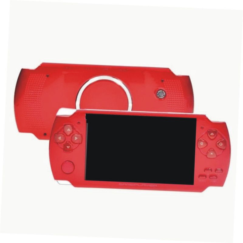 GLOWISH MP4 PLAYER PSP 4 GB with CAR RACING,SHOOTING, ACTION GAMES ,ARCADE,SHOOTING ,WRESTLING,SPORTS  (Red)