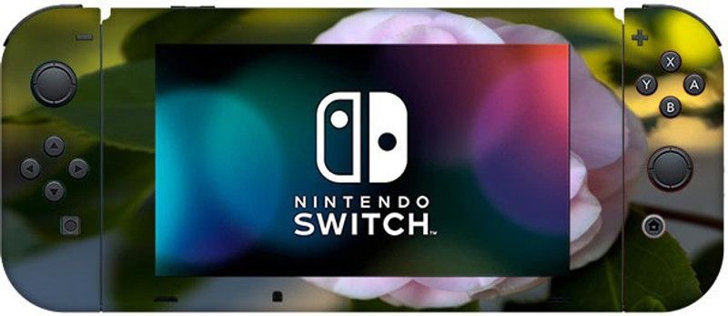 GADGETSWRAP 2505SHFL-2189 Pink Camellia for Nintendo Switch Gaming Accessory Kit  (Multicolor, For Wii U)