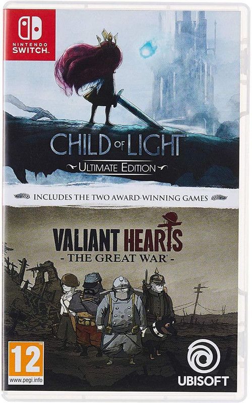 Child Of Light and Valiant Hearts (Ultimate Edition)  (Video, for Switch)