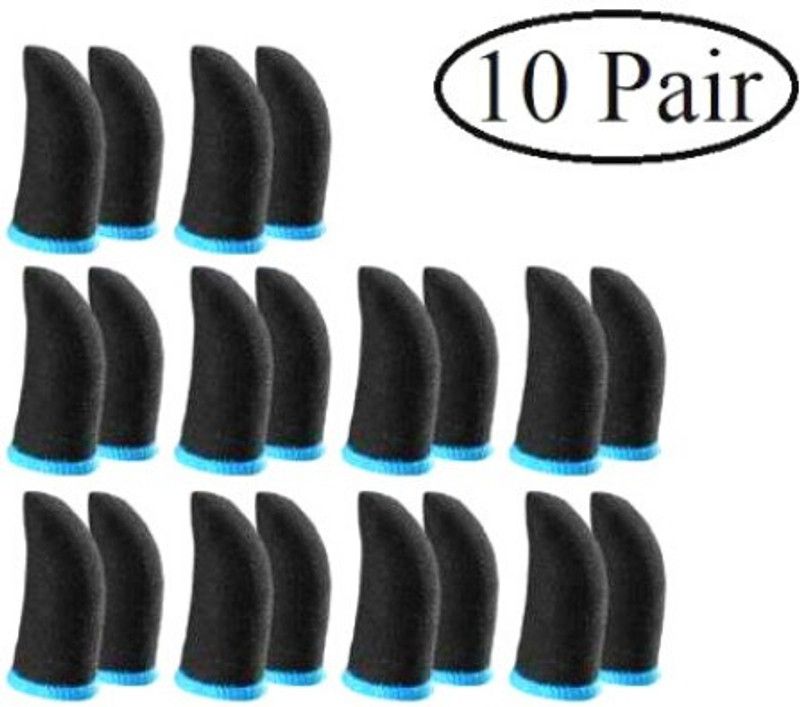 BoldFire Sleeve Free Fire/Call of Duty/PubG Mobile Game Finger Sleeve Blue Finger Sleeve Gaming Accessory Kit  (MULTICOLOR, For Android)