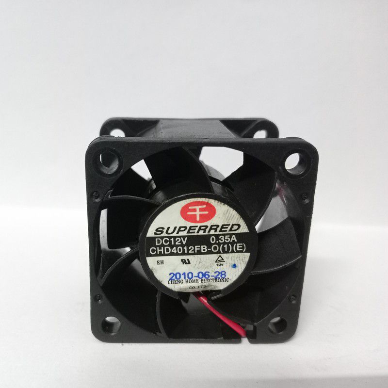 shoptron 12V 0.35A 40*40*28MM CHD4012FB-O(1)(E) Cooler  (Black)