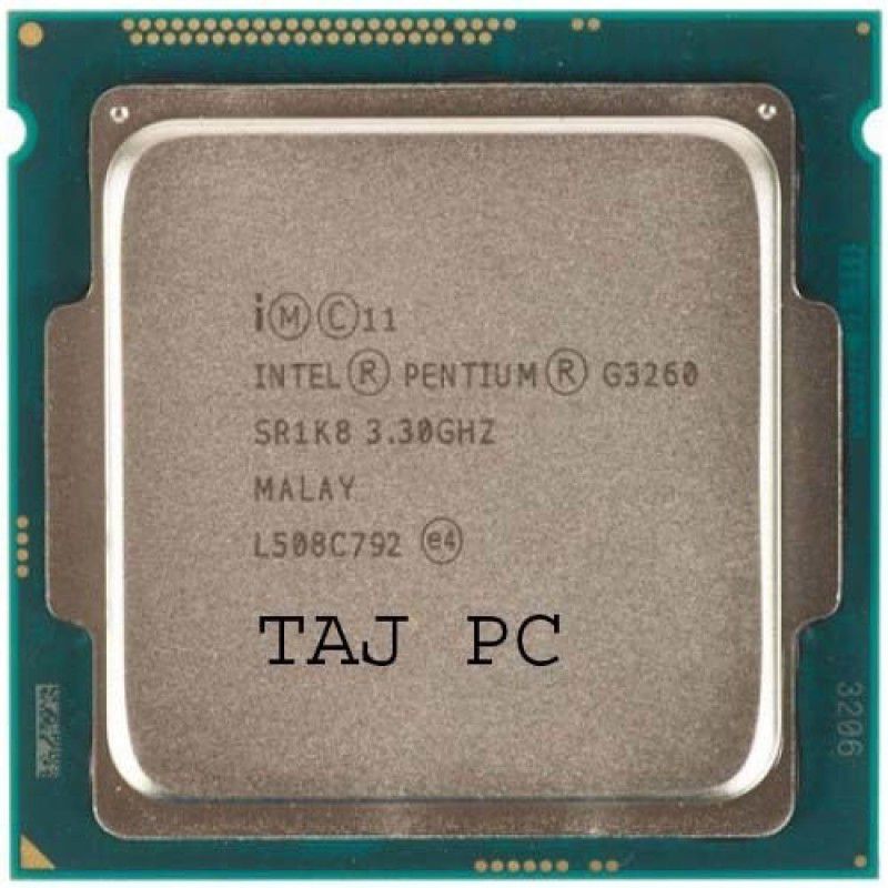 TAJ PC 3.3 GHz LGA 1150 Pentium G3260 Processor  (Silver)