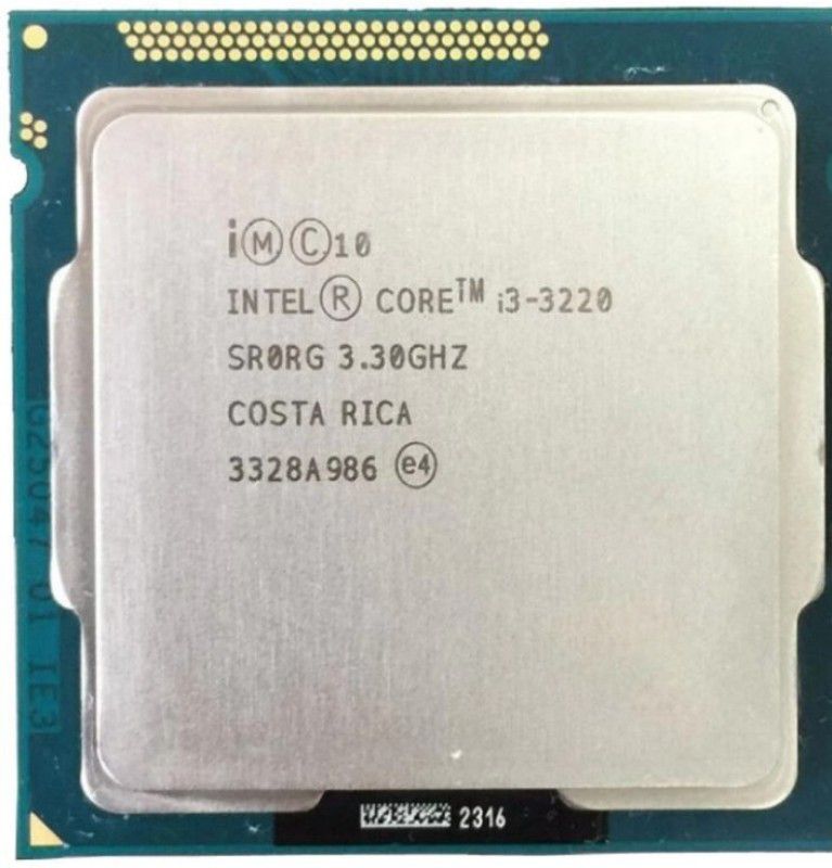 Marvel Suppliers 3.3 GHz LGA 1155 3220 Intel 3rd Generation Processor  (Silver)