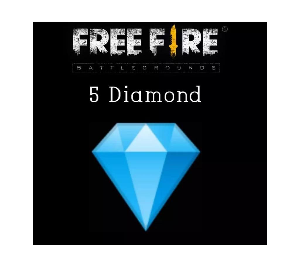 GARENA FREE FIRE 5 DIAMOND INSTANT TOP UP