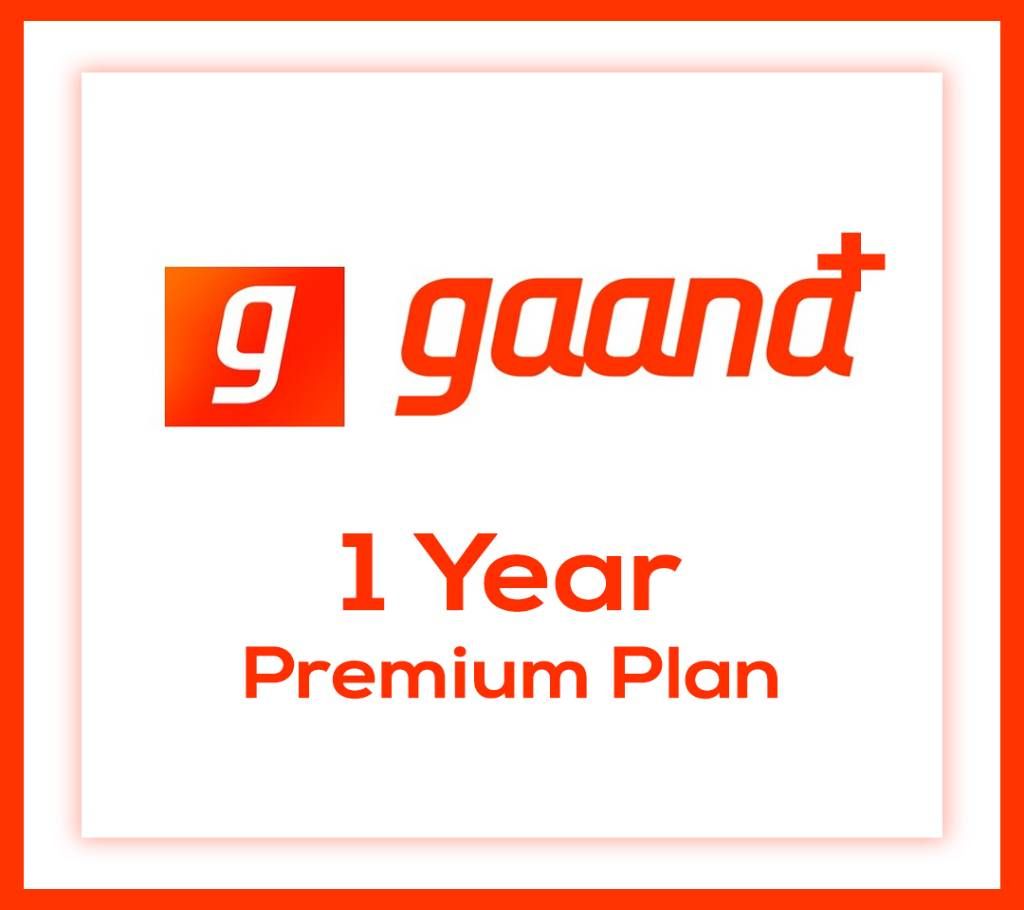 Gaana plus 1 year account