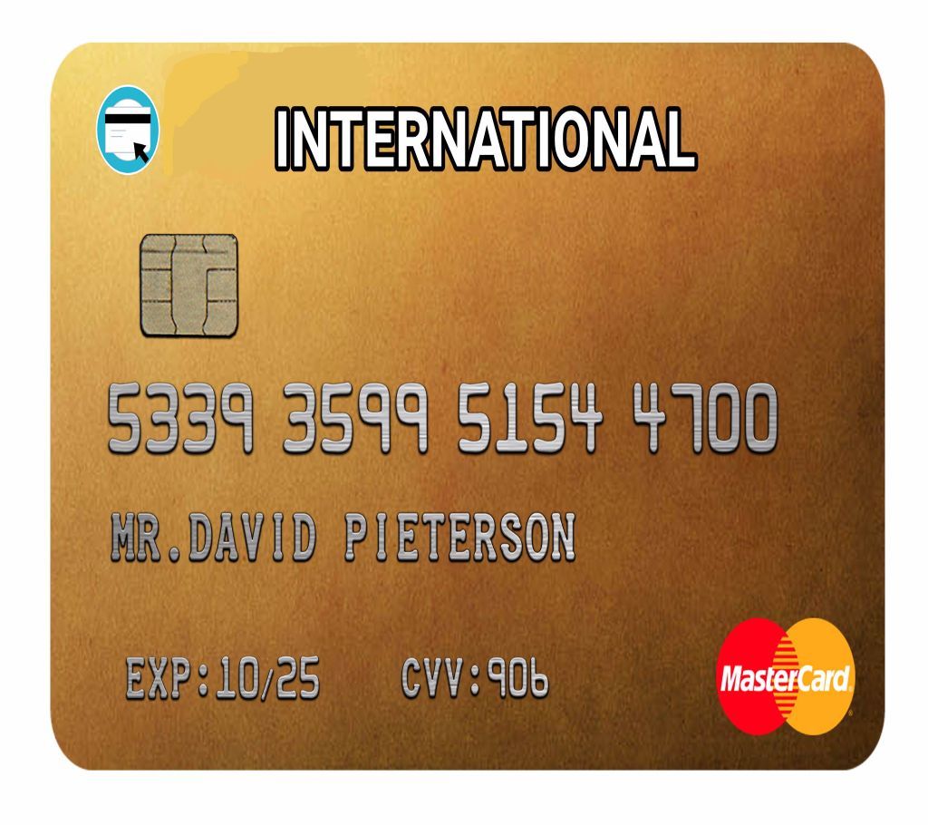 International 150$ Virtual MasterCard for International Payment (PayPal Verification, Netflix, AliExpress, Amazon, Facebook, Google etc)
