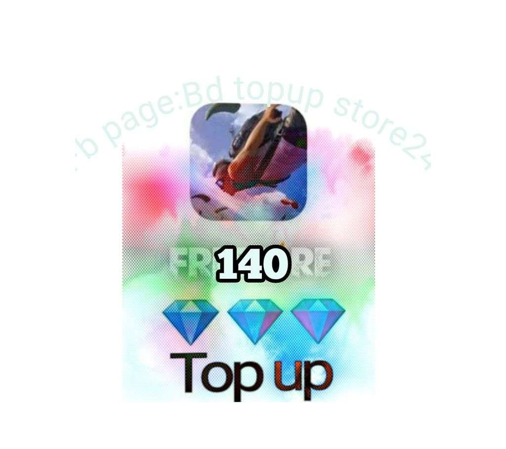 Free Fire 140 diamond Top Up