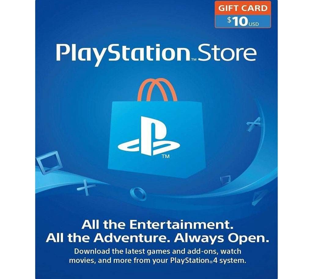 PlayStation Store Gift Cards 10$