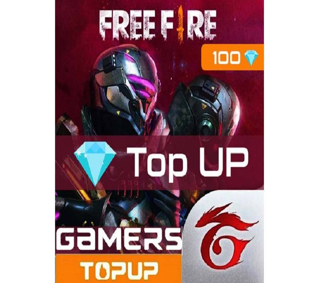 Free Fire 100 Diamond Direct Top Up