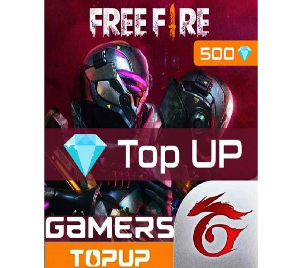 Free Fire 500 Diamond Direct Top Up