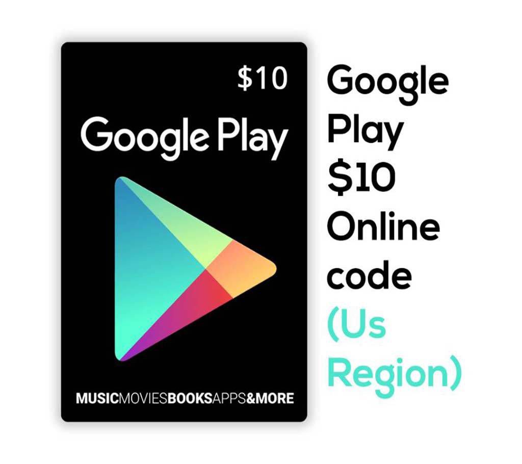 Google Play $10 gift card