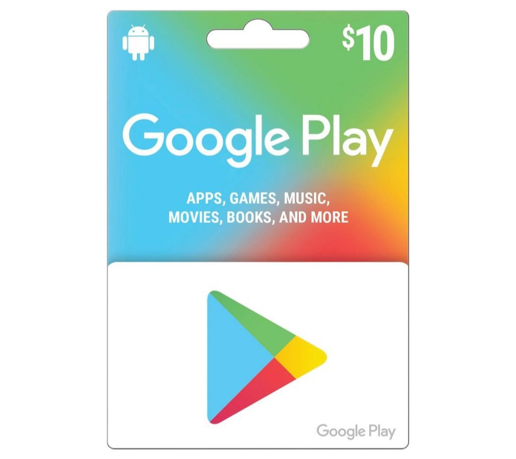 Google Play USD 10 Gift card (US Region)