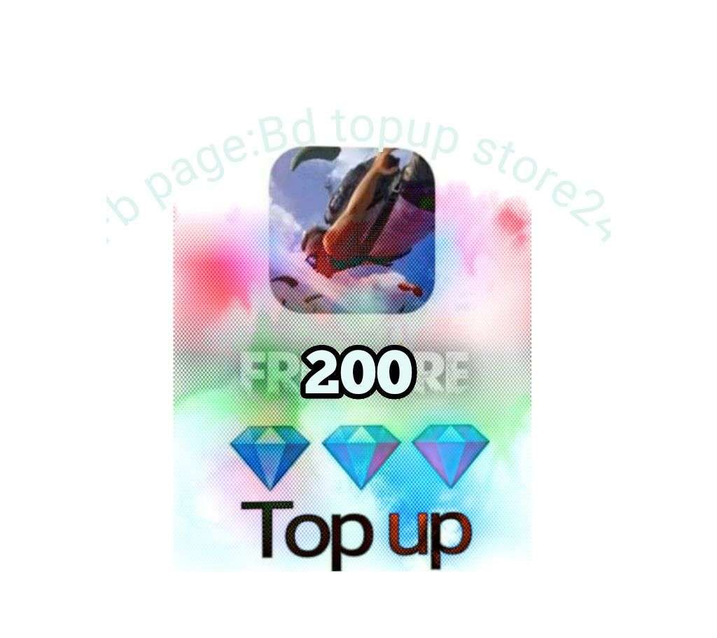 Free Fire 200 Diamond Top Up