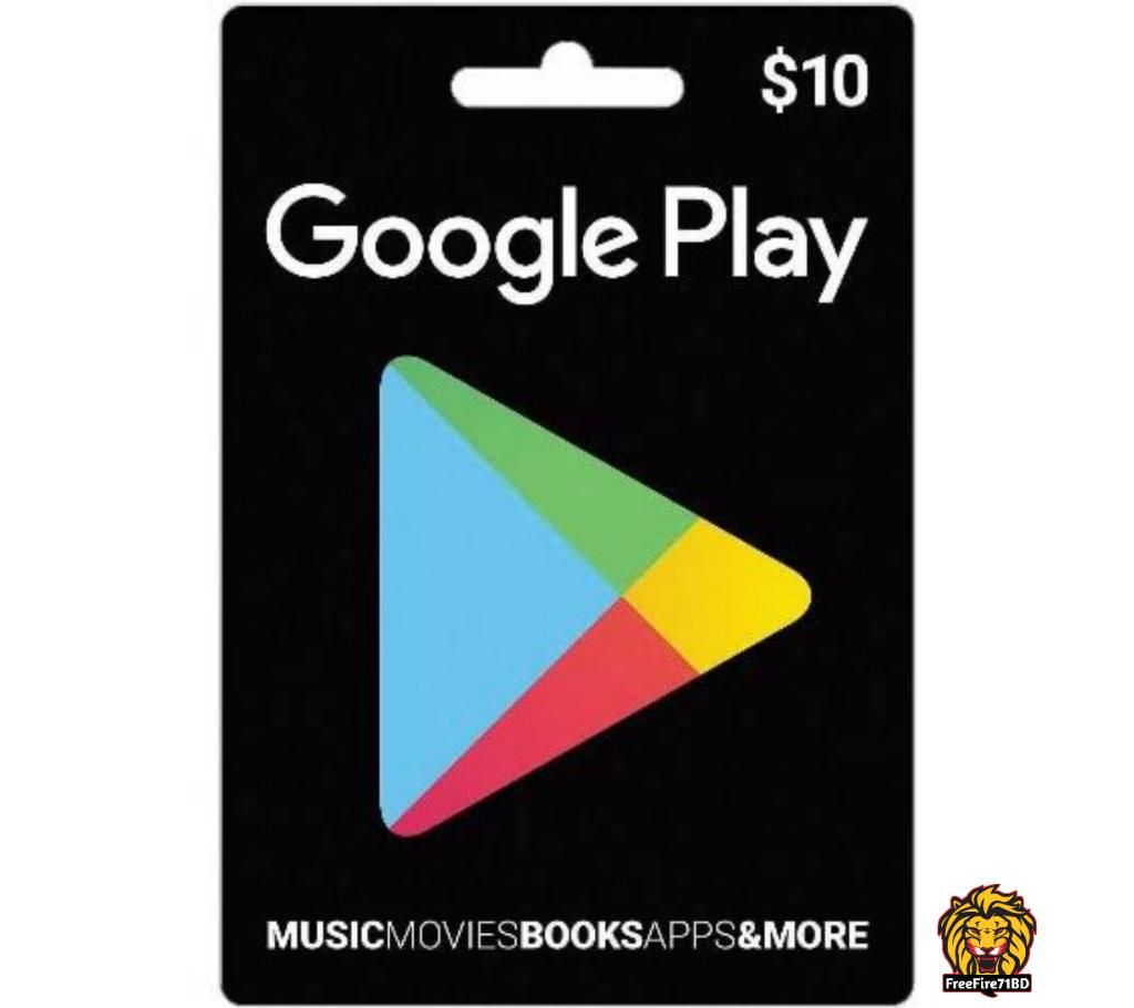 Google play card 10$