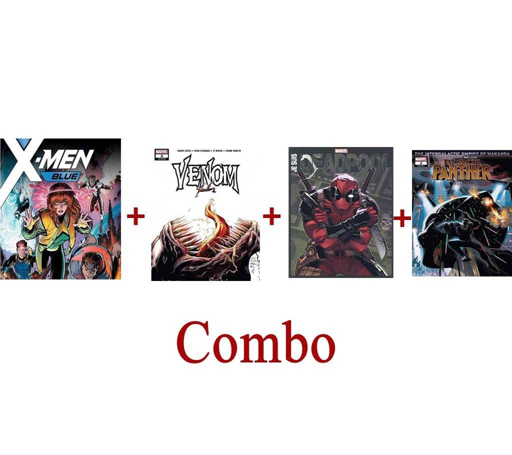 4 Action Packed Superhero Comics (E-Reader)