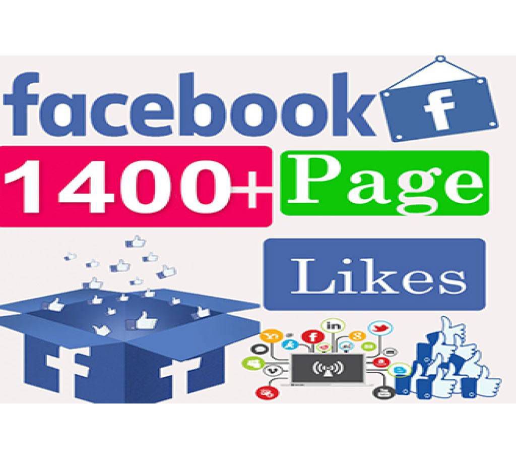 Facebook Page Like 1,400+ | Facebook Boost/Promotion
