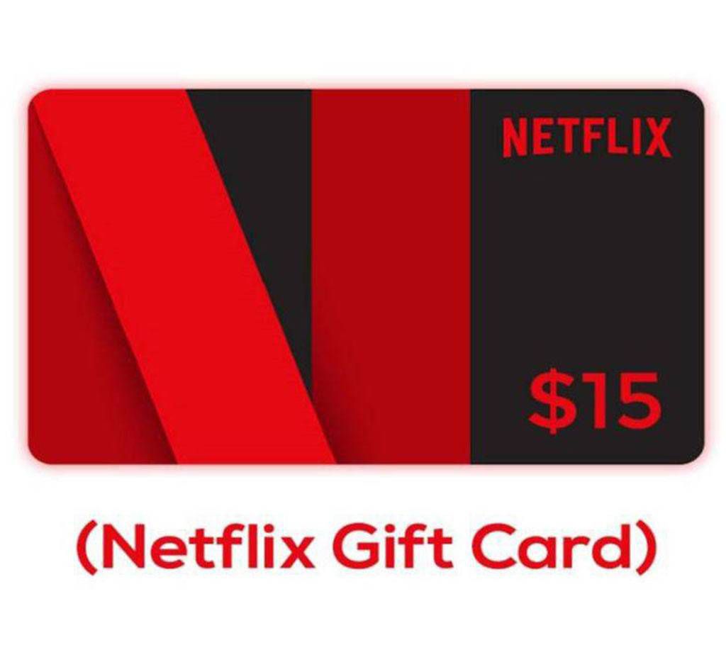 15$ Netflix Gift Card-Email Delivery