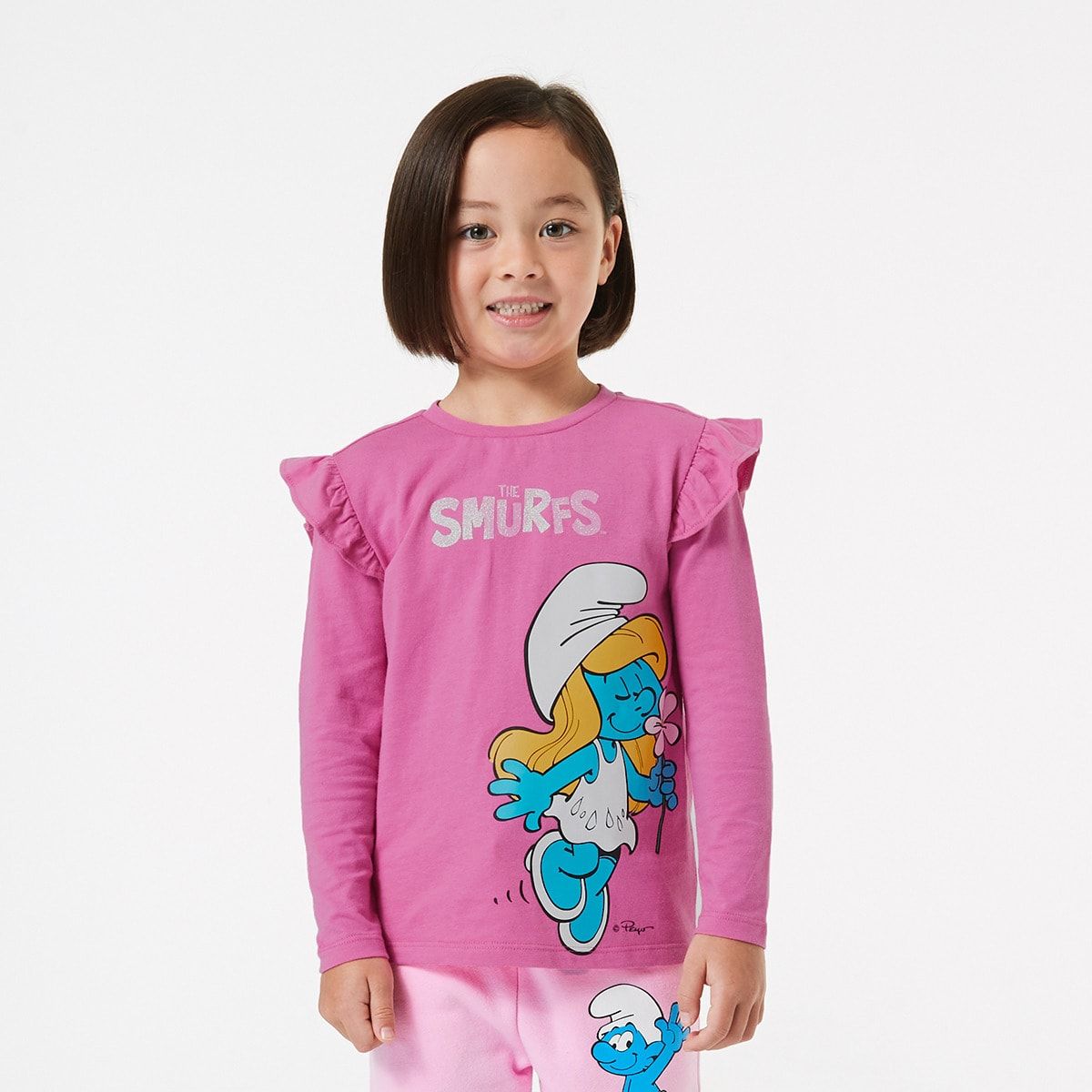 Smurfs License Long Sleeve T-shirt
