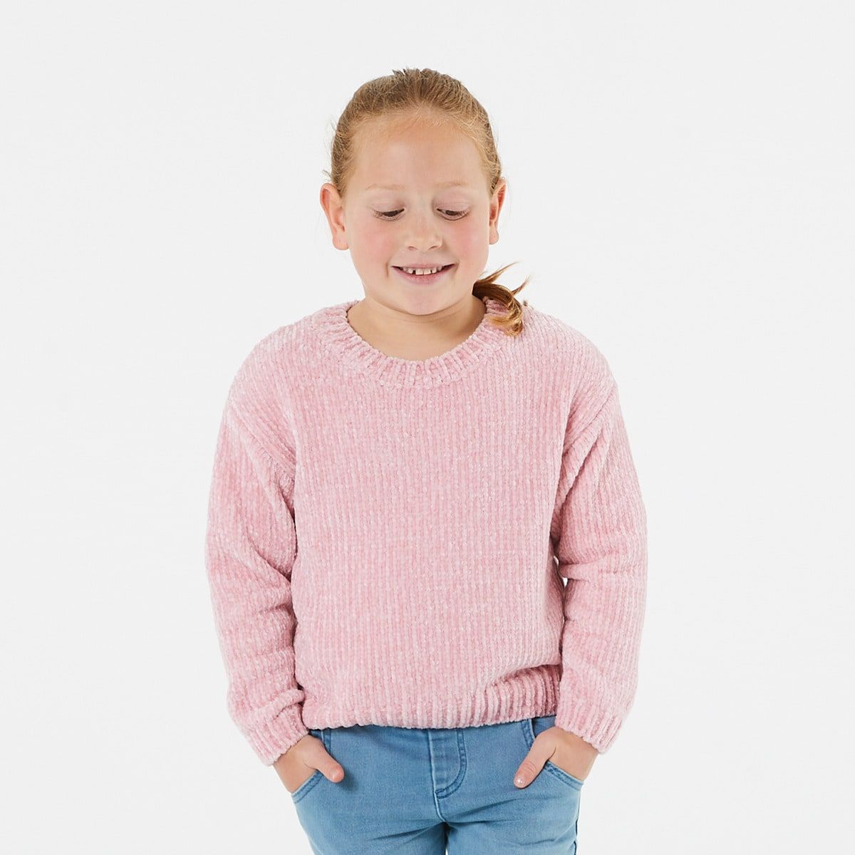 Chenille Crew Neck Top