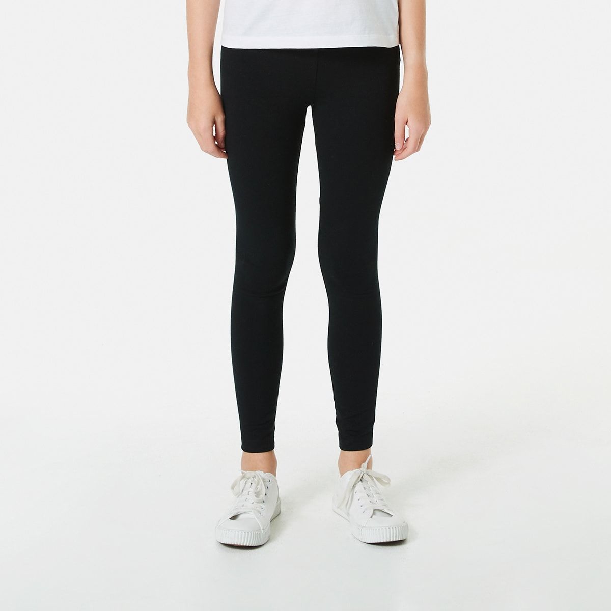 Plain Full Length Leggings
