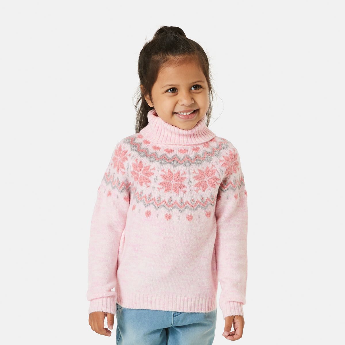 Roll Neck Knit Top