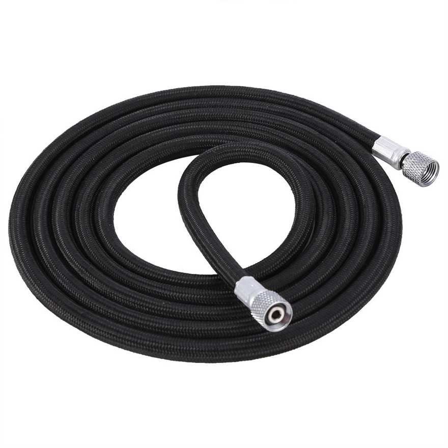 1.8M Braided Airbrush Air Hose 1/8"-1/4" Adaptor Connector Spray Connects