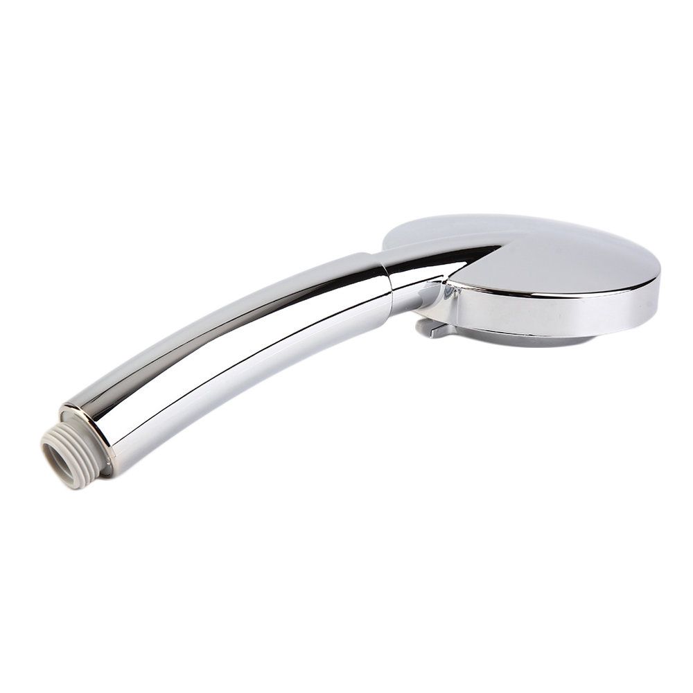 TE Universal Durable Silver Handheld Water-Saving Pressure Rain Shower Head silver
