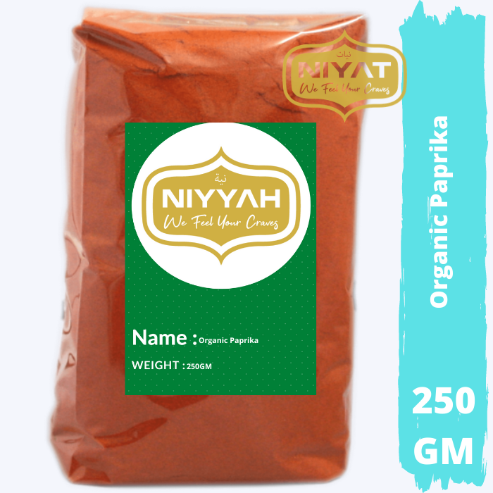 Organic Ground Paprika 250gm