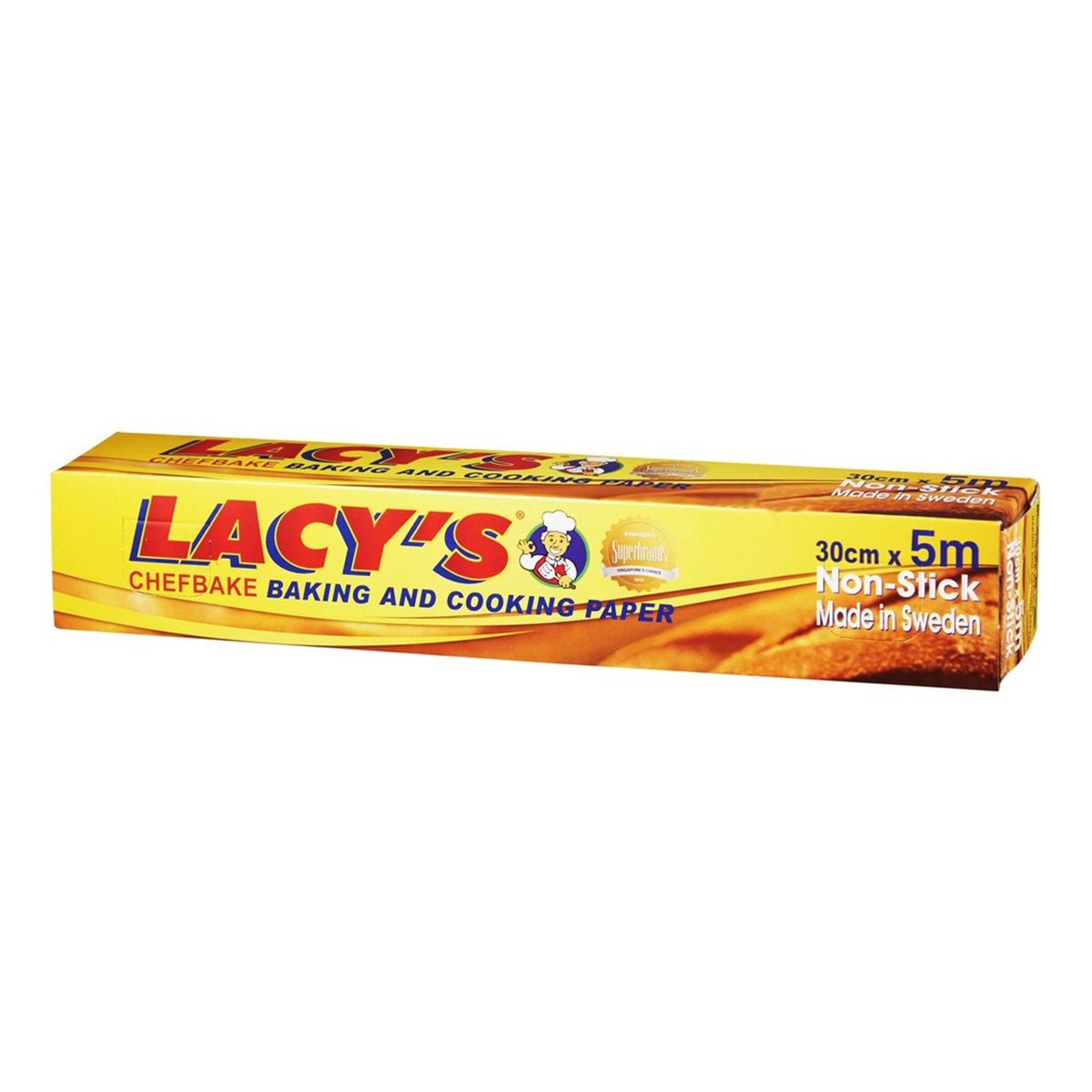 Lacy's Chef Bake And Cooking Paper - 30cm X 10m - 1 Pack