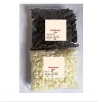 White & Dark Chocolate Chips Combo Pack