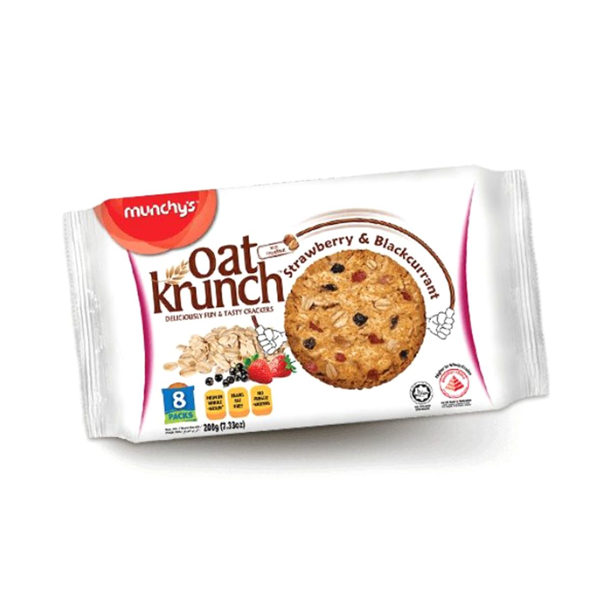 Munchy’s Oat Krunch Strawberry & Blackcurrant - 208gm
