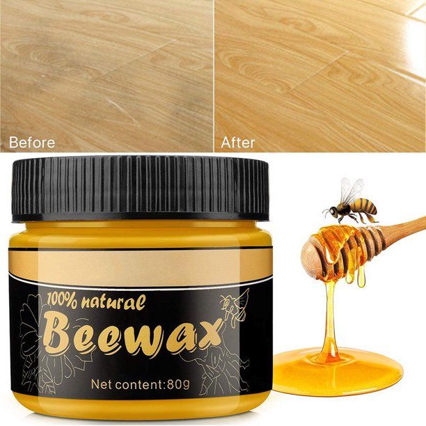 Wood Seasoning Beewax - Traditional Beeswax Polish for Wood & Furniture