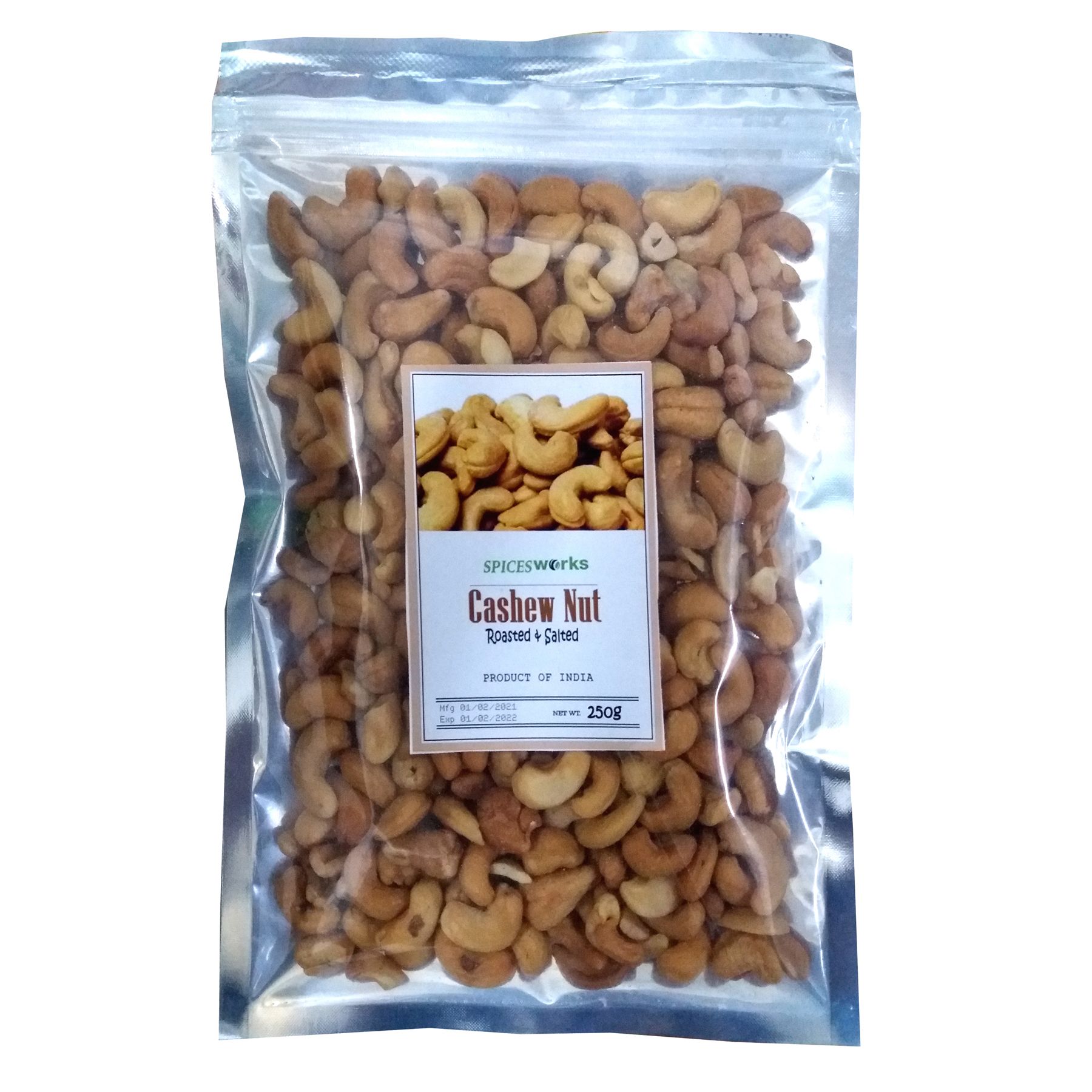 Roasted Cashew Nut (Fried Almonds)- 250gm