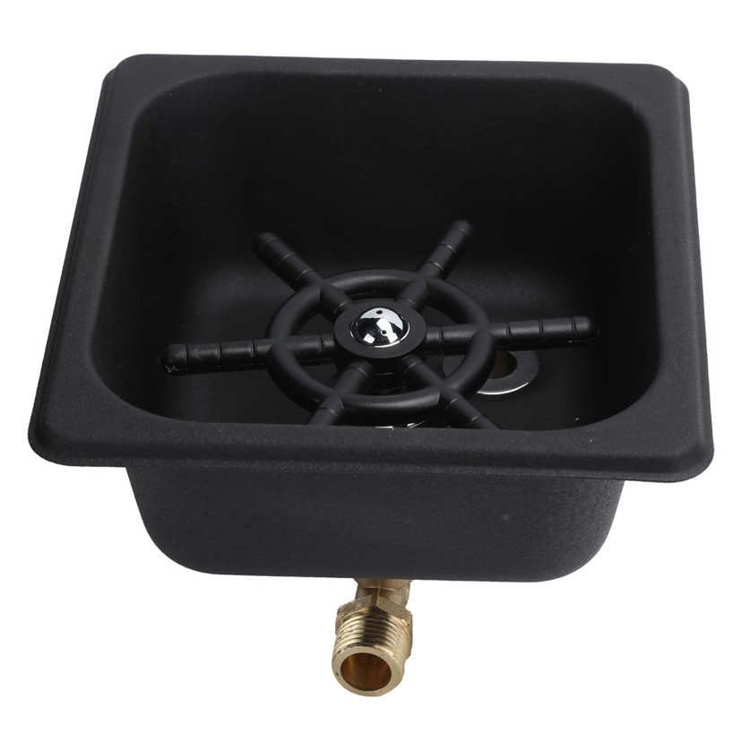 Chenmeng La G1/2in Automatic Cup Washing Machine Home Commercial Flushing Rinser Cleaner Matte Black