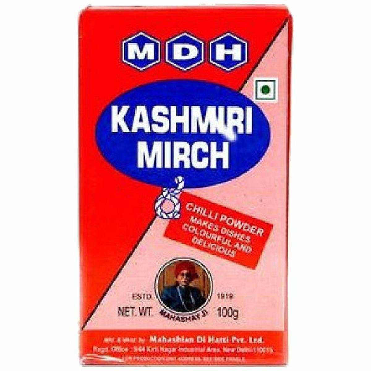 MDH Kashmiri chilli powder spice kashmiri lal 100g spice