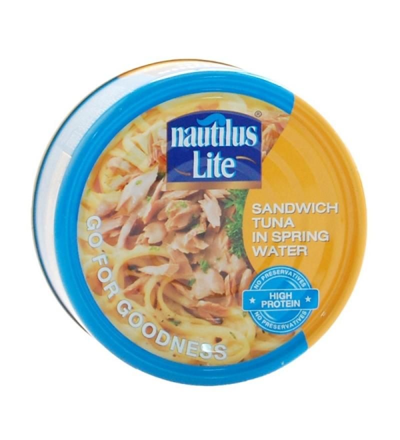 Nautilus Lite Sandwich Tuna in Spring Water - 185g