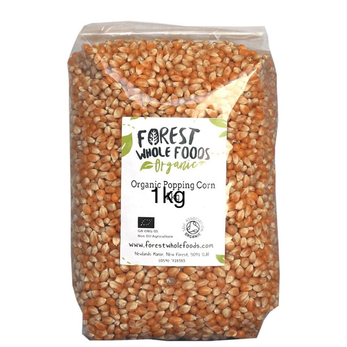 Organic Popcorn Kernels - 1 Kg
