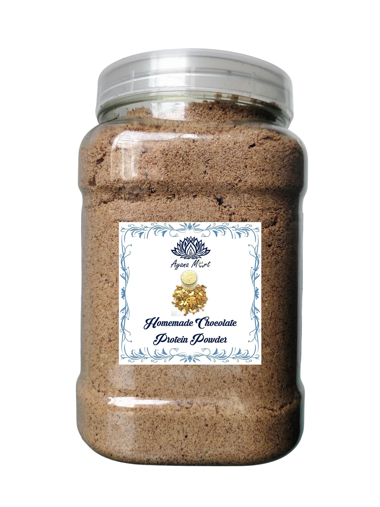 Homemade Chocolate Protein Powder 500 Grams Ayana Mart