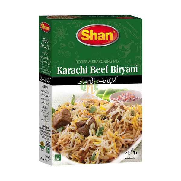 Shan Karachi Beef Biryani  Seasoning Mix,60g