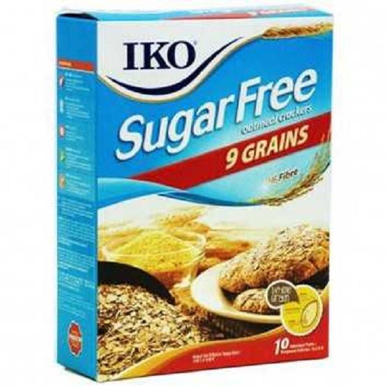 Iko Sugar Free Biscuite Oatmeal Crackers (9 Grains) - 178Gm (Imported From Malaysia)