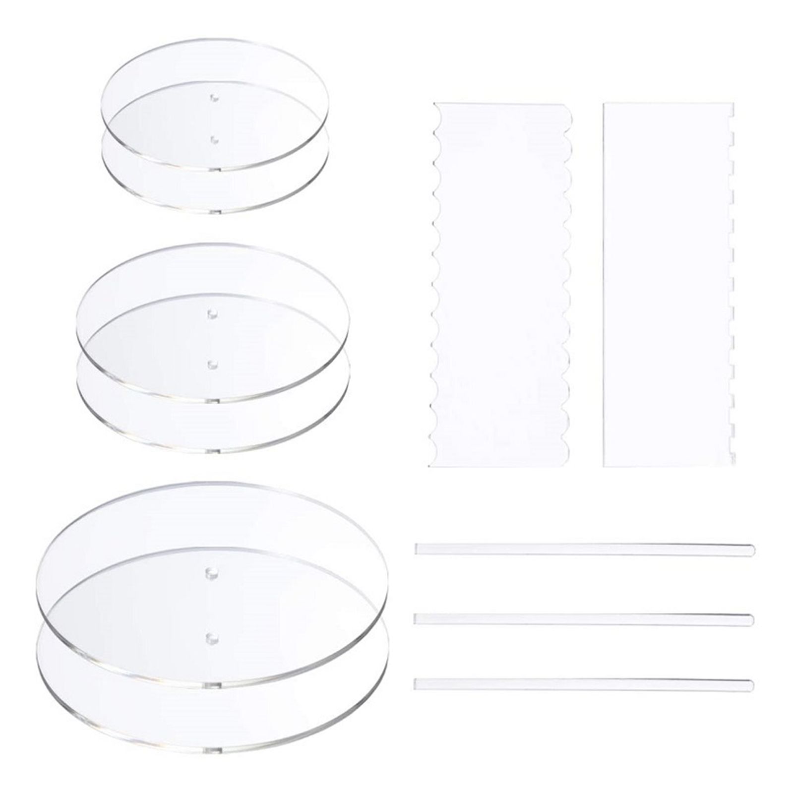 Cake Comb Set Sturdy Cake Contour Trim Decorating Comb Set